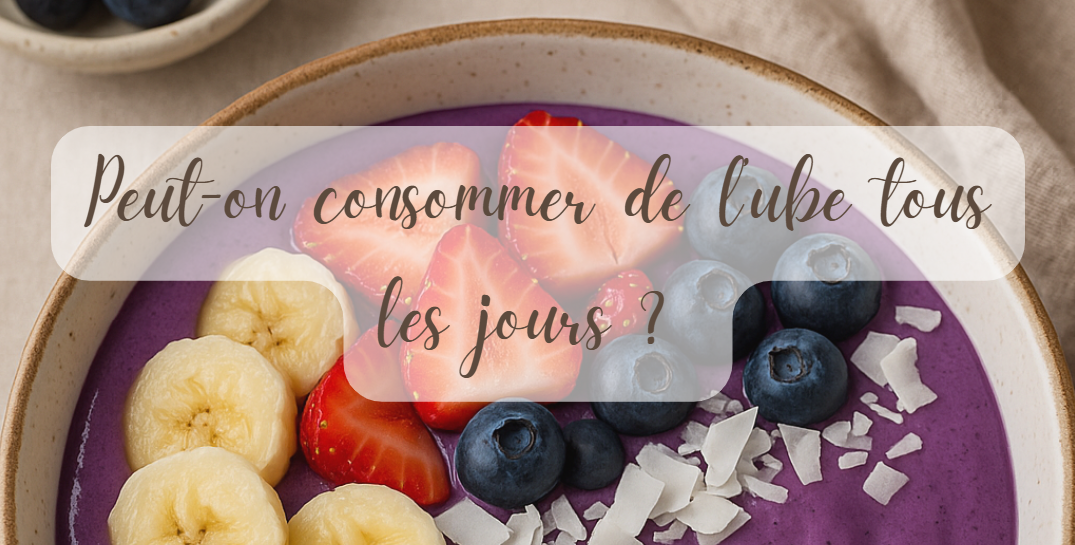 Le Ube et consommation quotidienne