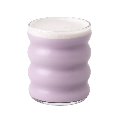 Verre Ondulé pour Ube Latte
