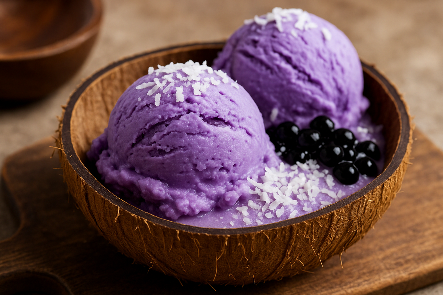 glace ube a la coco