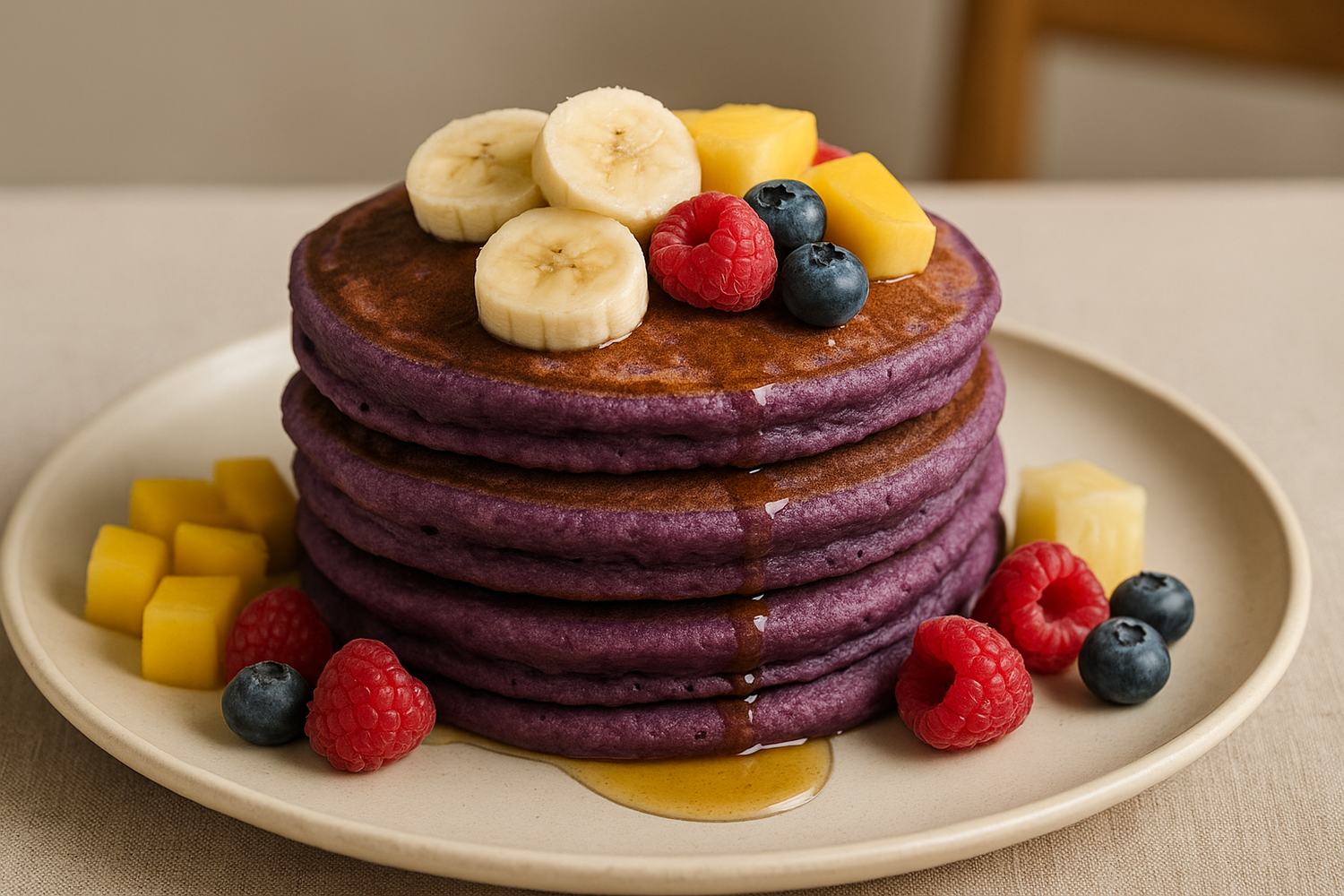 pancakes a l'ube