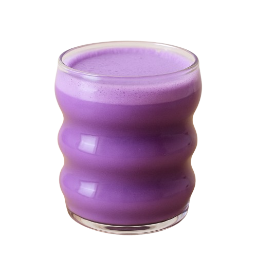 Verre Ondulé pour Ube Latte
