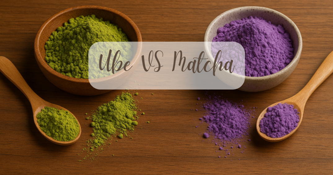 ube vs Matcha 