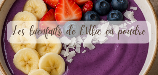 bienfaits de l'ube en poudre pour la santé et recettes saines à intégrer dans la cuisine