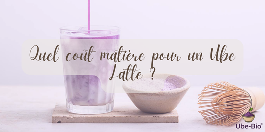 Quel coût matière pour un Ube Latte ?
