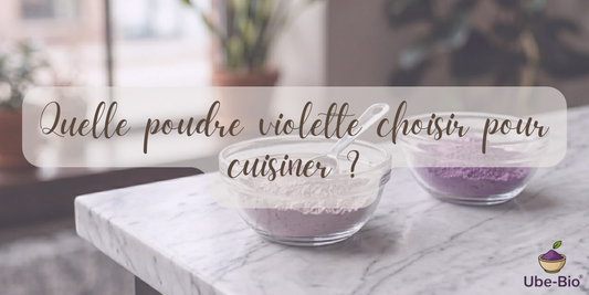 Quelle poudre violette choisir pour cuisiner ?