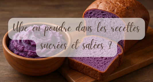 Ube en poudre dans les recettes sucrées et salées 