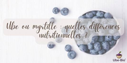 Ube ou myrtille : quelles différences nutritionnelles ?
