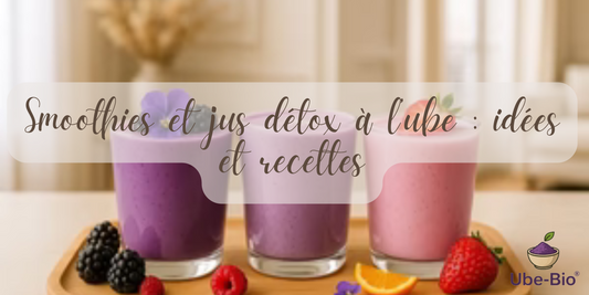 Smoothies et jus détox à l’ube : idées et recettes