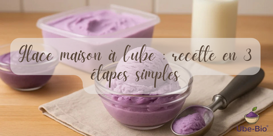 Glace maison à l’ube : recette en 3 étapes simples