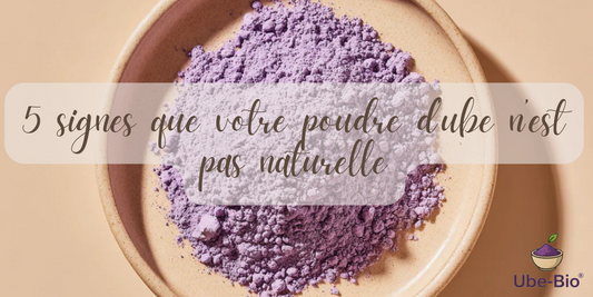 5 signes que votre poudre d’ube n’est pas naturelle