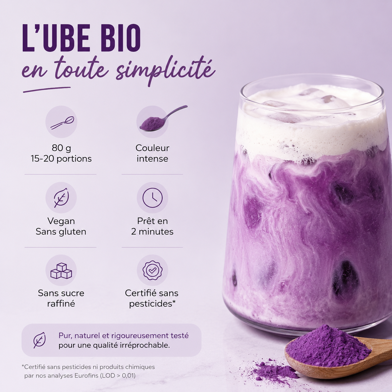 Poudre Ube Bio 200g