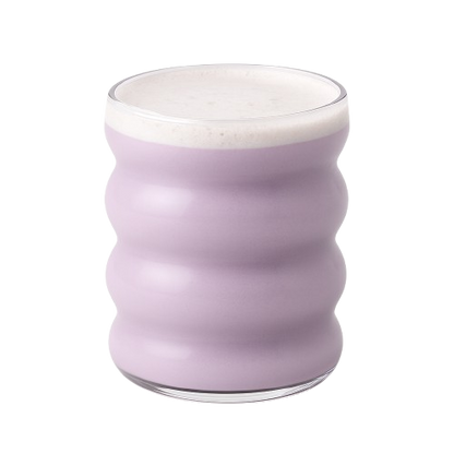 Verre Ondulé pour Ube Latte