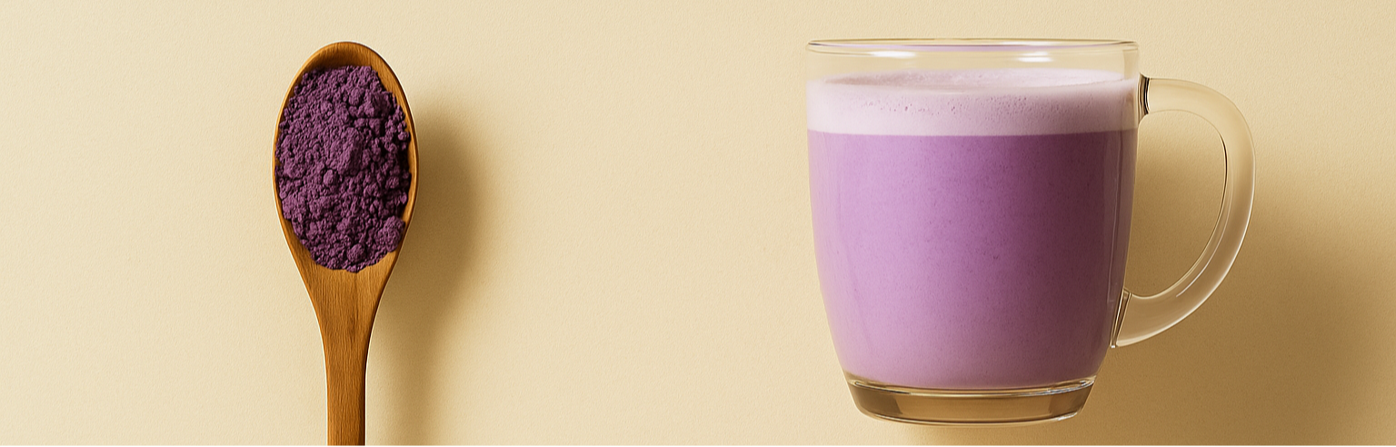 bannière la magie du violet ube 