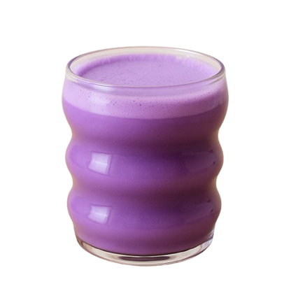 Verre Ondulé pour Ube Latte